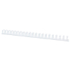 Grzbiety do bindowania Office Products, A4, 22mm (210 kartek), 100 szt. białe