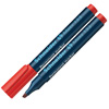 Marker permanentny SCHNEIDER Maxx 133, ścięty, 1-4 mm, czerwony