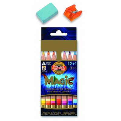 Kredka wielokolorowa MAGIC 12+3, Koh-I-Noor
