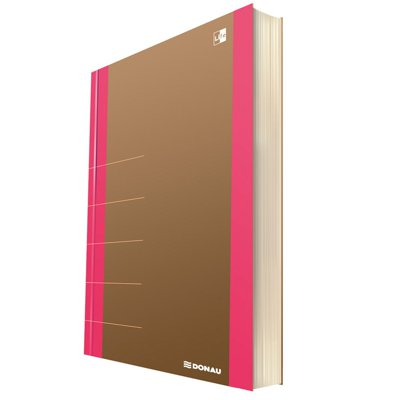 Notatnik DONAU Life, organizer, 165x230mm, 80 kart., różowy