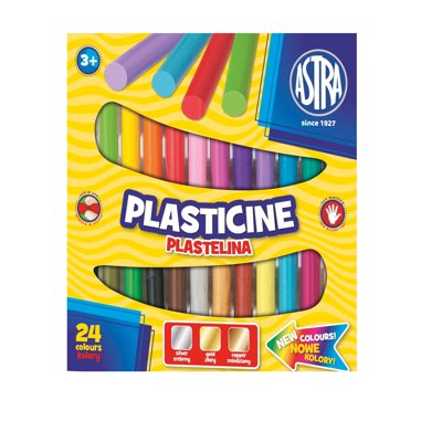 Plastelina, 24 kolory Astra