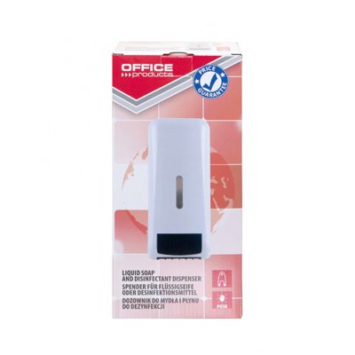 Dozownik do mydła i płynu do dezynfekcji OFFICE PRODUCTS, ręczny, 1l, biały