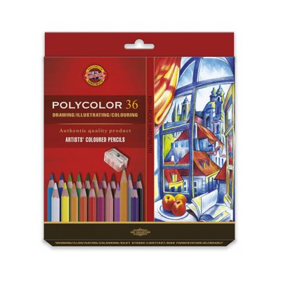 Kredki Koh-I-Noor, Polycolor, 36 kolorów