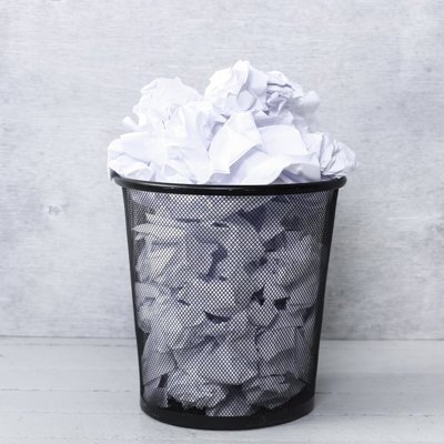 Kosz na śmieci Q-Connect Office Set, metalowy, 19l czarny