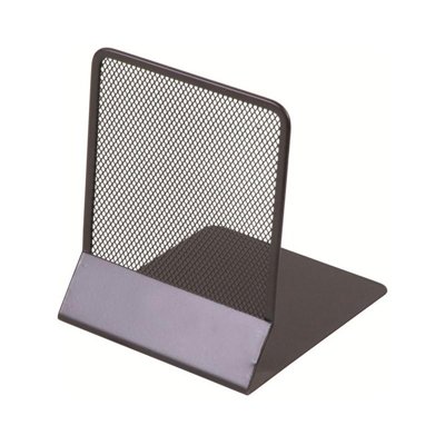 Stojak na książki Q-Connect Office Set, metalowy, czarny-2-sztuki