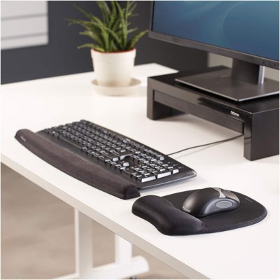 Podkładka pod mysz MEMORY FOAM czarna FELLOWES 9176501