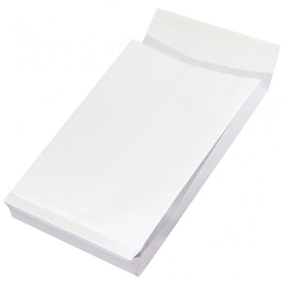 Koperty RBD z taśmą silikonową OFFICE PRODUCTS, HK, B4, 250x353mm, 150gsm, 250szt., białe