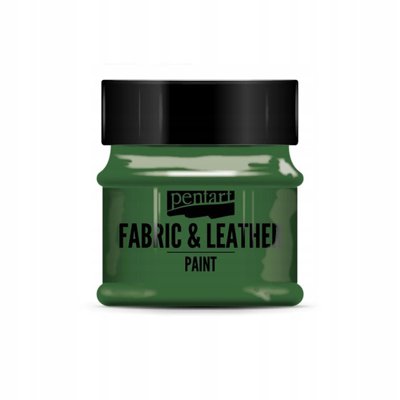 Farba do tkanin i skór 50ml zielona