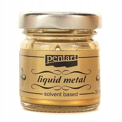 Płynny metal 30 ml antyczny złoty