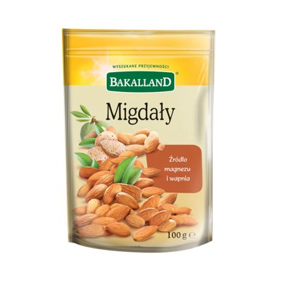 Migdały, Bakalland, 100g