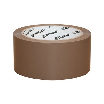 Taśma pakowa DONAU Hot-Melt , 48mm, 66m, 50mikr., brązowa