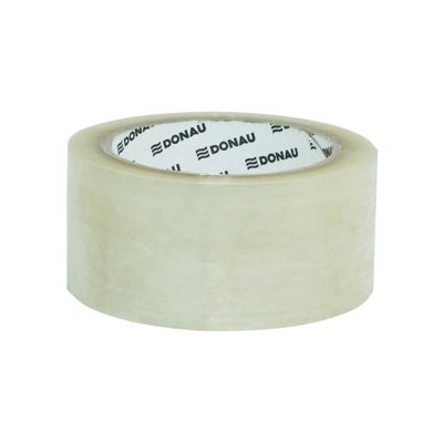 Taśma pakowa DONAU Solvent , 48mm, 60m, 42mikr., transparentna