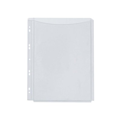 Koszulki na katalogi Q-CONNECT, PVC, A4, krystal, 180mikr., 5szt.