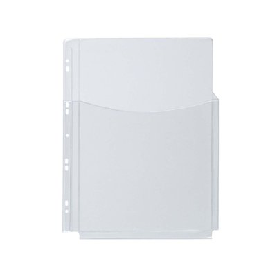 Koszulki na katalogi Q-CONNECT, PVC, 3/4A4, krystal, 180mikr., 5szt.