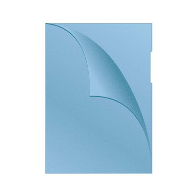 Obwoluta Q-CONNECT typu L, PP, A4, groszkowa, 120mikr., 100szt., niebieska