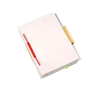 Klipsy archiwizacyjne Q-CONNECT D-Clip, grubość pliku max. 8cm, czerwony