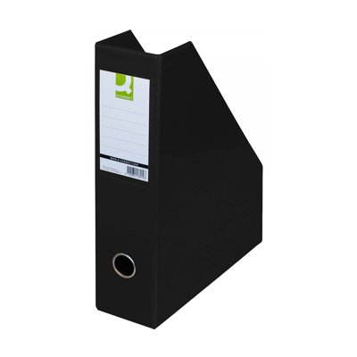 Pojemnik na dokumenty Q-CONNECT, PVC, A4/76, czarny