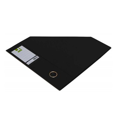 Pojemnik na dokumenty Q-CONNECT, PVC, A4/76, czarny