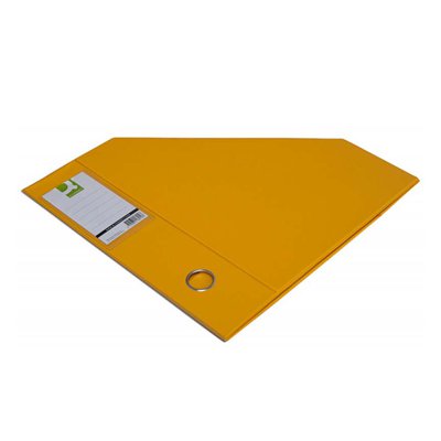 Pojemnik na dokumenty Q-CONNECT, PVC, A4/76, żółty