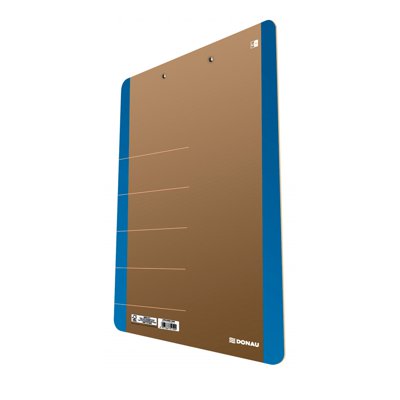 Clipboard DONAU Life, karton, A4, z klipsem, niebieski