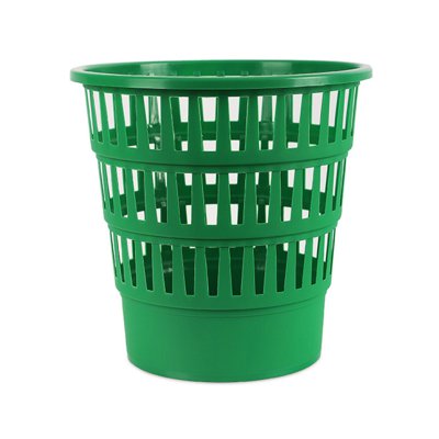 Kosz na śmieci OFFICE PRODUCTS, ażurowy, 16l, zielony
