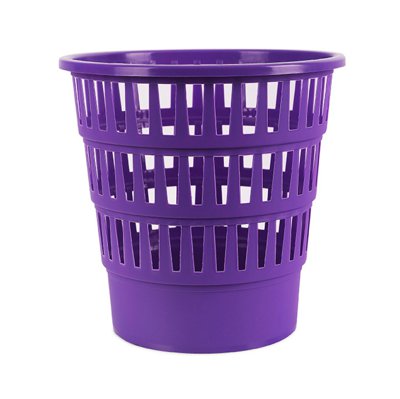 Kosz na śmieci OFFICE PRODUCTS, ażurowy, 16l, fioletowy