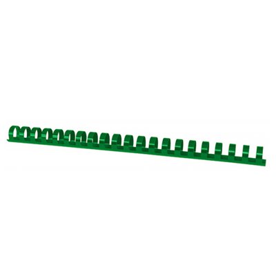 Grzbiety do bindowania OFFICE PRODUCTS, A4, 16mm (145 kartek), 100 szt., zielone