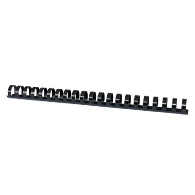 Grzbiety do bindowania OFFICE PRODUCTS, A4, 22mm (210 kartek), 50 szt., czarne