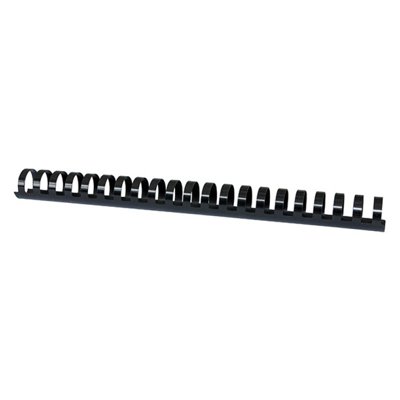 Grzbiety do bindowania OFFICE PRODUCTS, A4, 25mm (240 kartek), 50 szt., czarne