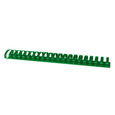 Grzbiety do bindowania OFFICE PRODUCTS, A4, 45mm (440 kartek), 50 szt., zielone
