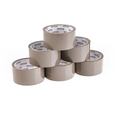 Taśma pakowa OFFICE PRODUCTS, 48mm x 50y, 36mic, brązowa
