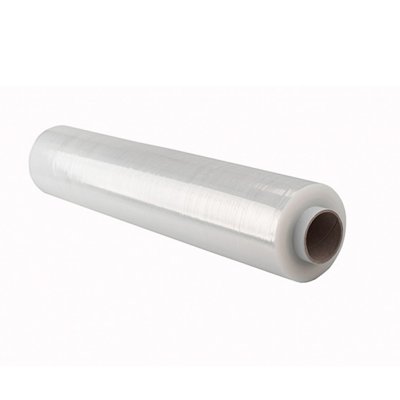 Folia stretch OFFICE PRODUCTS RĘCZNA, 2,5kg netto, szer. 500mm, gr. 23µm, transparentna