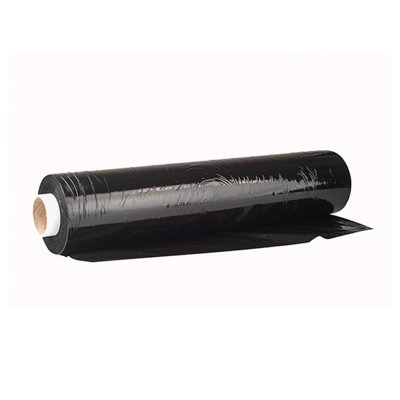 Folia stretch OFFICE PRODUCTS RĘCZNA, 3,0kg netto, szer. 500mm, gr. 23µm, czarna