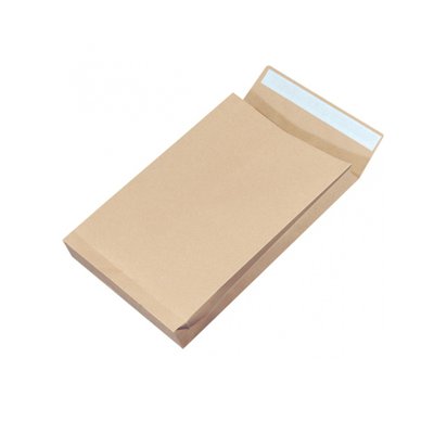 Koperty RBD z taśmą silikonową OFFICE PRODUCTS, HK, E4, 280x400mm, 150gsm, 250szt., brązowe