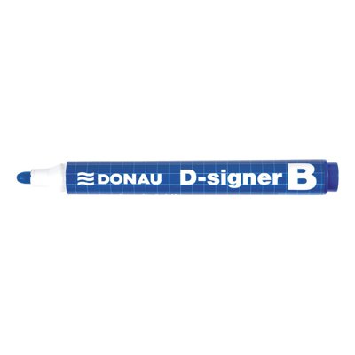 Marker do tablic DONAU D-Signer B, okrągły, 2-4mm (linia), niebieski