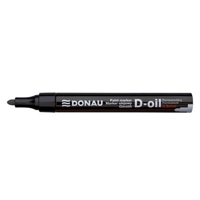 Marker olejowy DONAU D-Oil, okrągły, 2,8mm, czarny