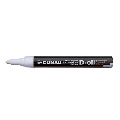 Marker olejowy DONAU D-Oil, okrągły, 2,8mm, biały