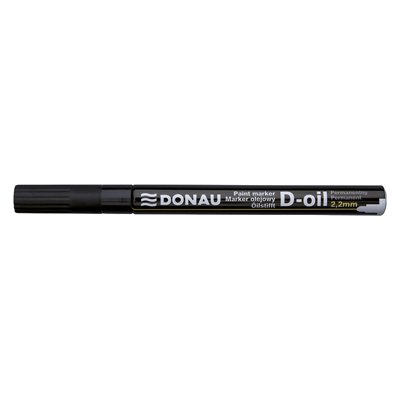 Marker olejowy DONAU D-Oil, okrągły, 2,2mm, czarny