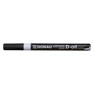 Marker olejowy DONAU D-Oil, okrągły, 2,2mm, biały