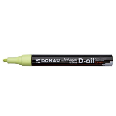 Marker olejowy DONAU D-Oil, okrągły, 2,8mm, żółty
