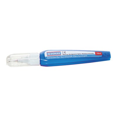 Korektor w piórze DONAU, metalowa końcówka, 10ml
