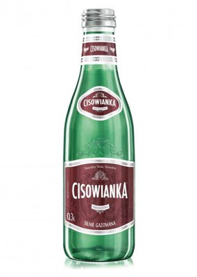 Woda CISOWIANKA 0.3l Silny Gaz szkło 