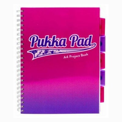 Kołozeszyt A4 kratka PROJECT BOOK FUSION różowy 8408-FUS PUKKA PAD