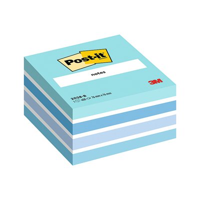 Kostka samoprzylepnaPostit® Akwarelowa niebieska 