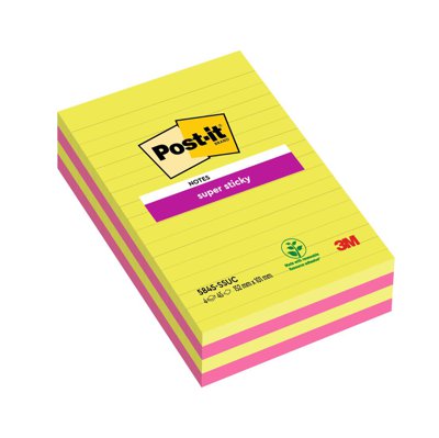 Bloczki samoprzylepne Postit® Super Sticky ULTRA