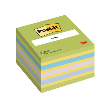 Kostka samoprzylepna Postit® Cukierkowe niebiesko  zielona 