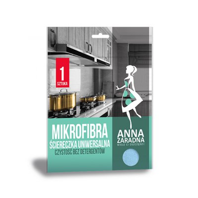 Mikrofibra ściereczka uniwersalna, ANNA ZARADNA, 1 szt., niebieski