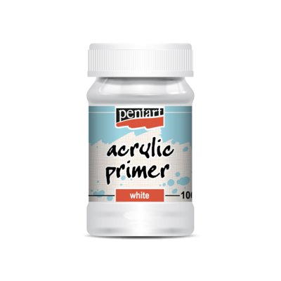 Pentart Podkład akrylowy Acrylic Primer Biały 100ml