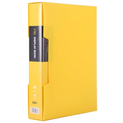 Album ofertowy A4 80 koszulek RIO żółty E5036 YELLOW DELI 
