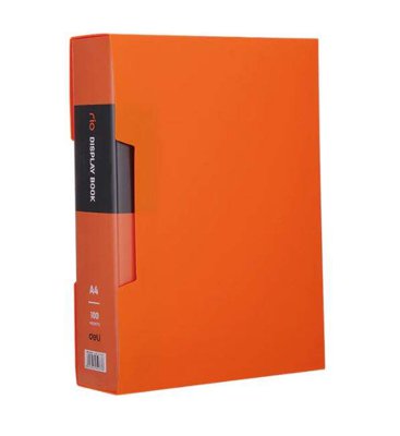 Album ofertowy A4 100 koszulek RIO pomarańczowy E5037 ORANGE DELI